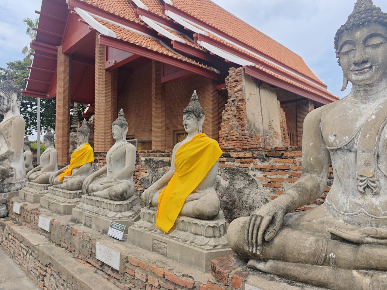 仏様。タイの方は「螺髪（らほつ）」という言葉が言いにくいと言っていた(笑)